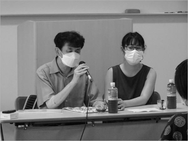 藤鹿さんと通訳